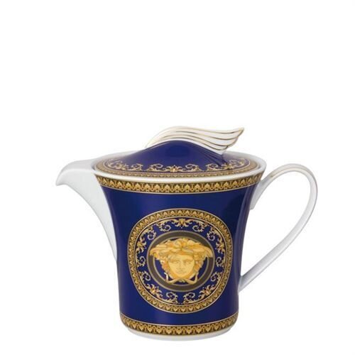 Versace Medusa Blue Tea Pot 43 ounce