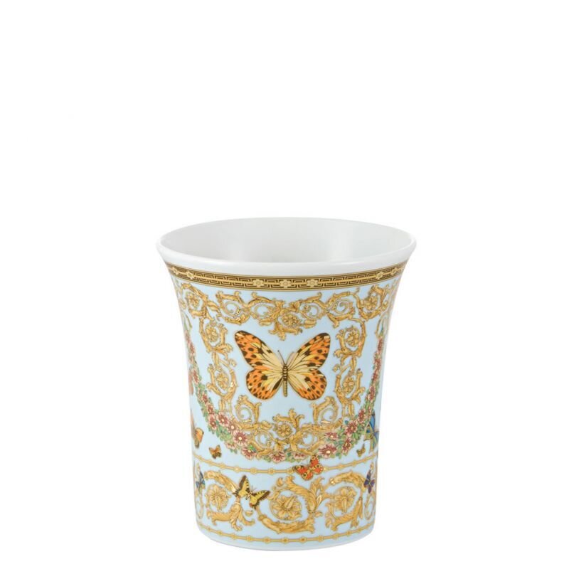 Versace Butterfly Garden Vase Porcelain 7 inch