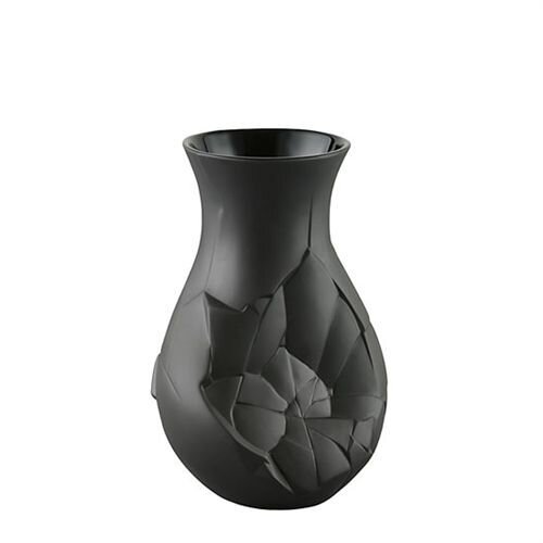 Rosenthal Phases Porcelain Vases of Phases 10 1/4 inch Black-matte