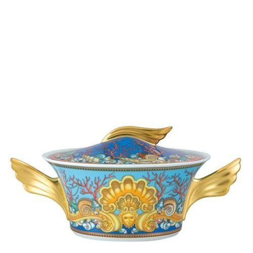 Versace La Mer Vegetable Bowl Covered 54 ounce, MPN: 19300-409608-11320, 790955099708
