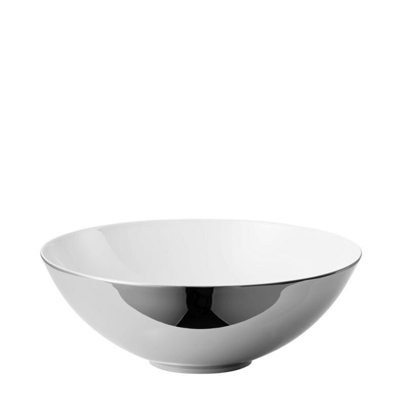 Rosenthal TAC 02 Skin Platinum Vegetable Bowl Open 10 1/4 inch, 98 ounce, MPN: 11280-403239-13326, …