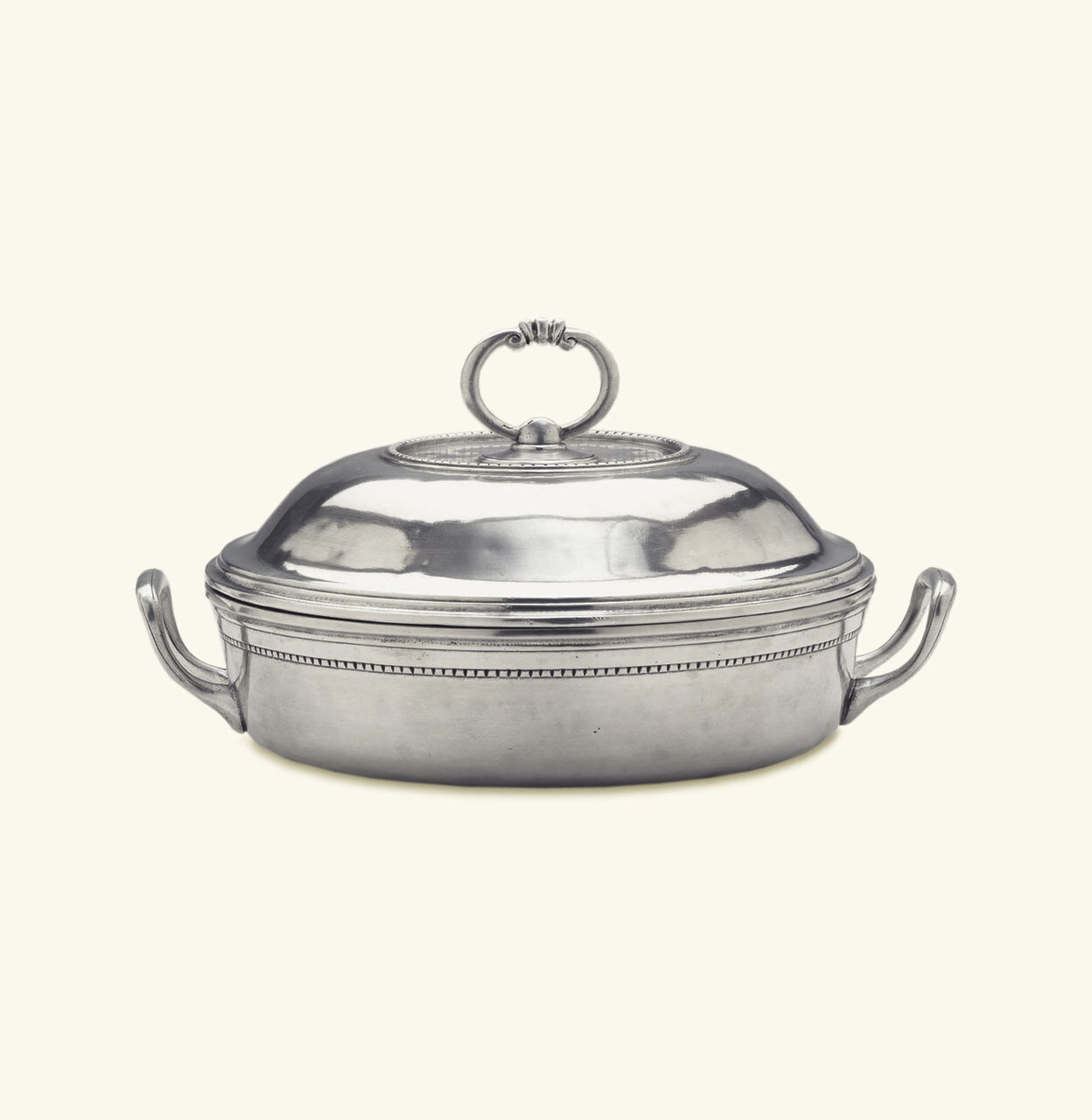 Match Pewter Toscana Round Pyrex Casserole Dish With Lid