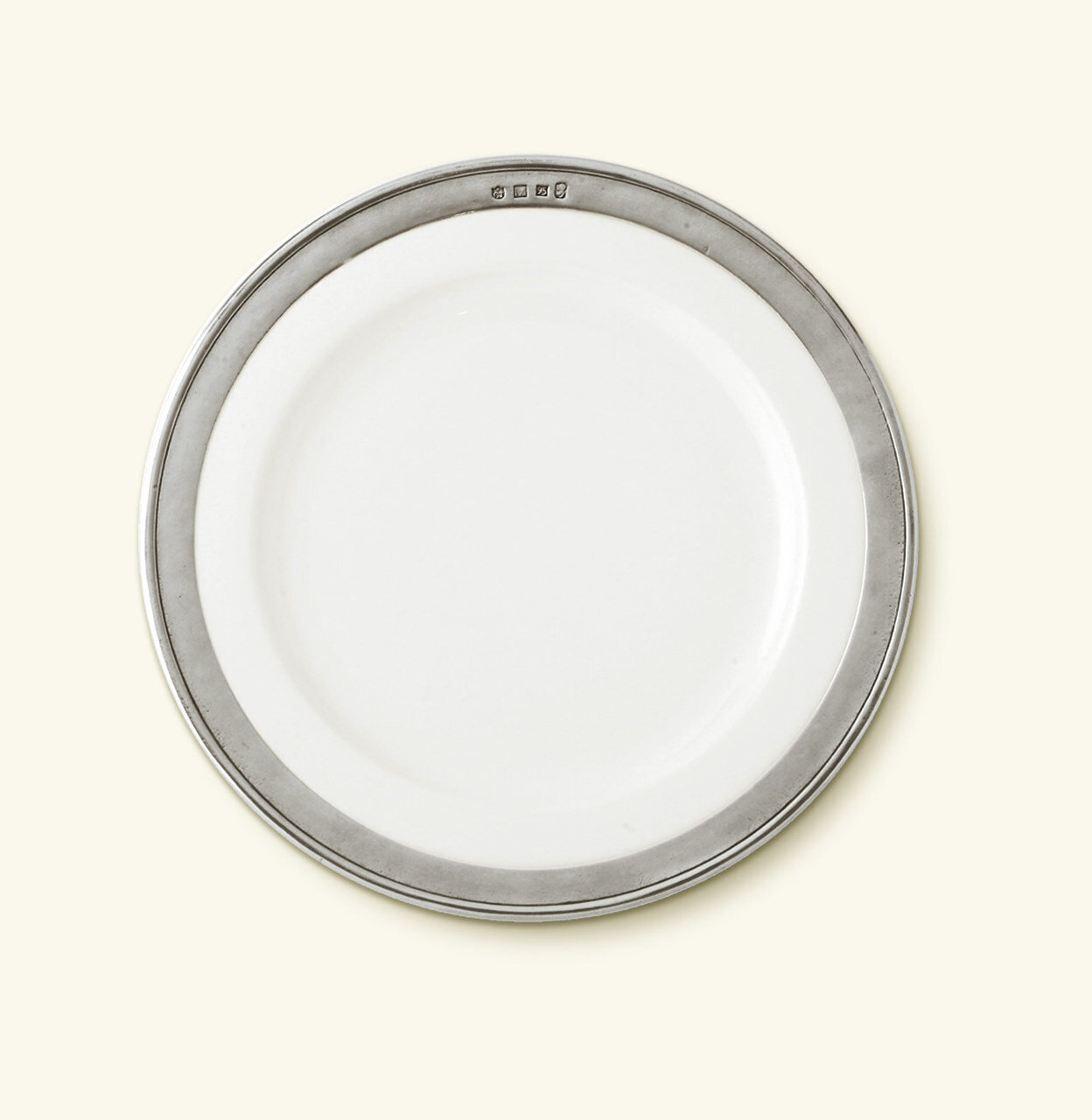 Match Pewter Convivio Dinner Plate - White