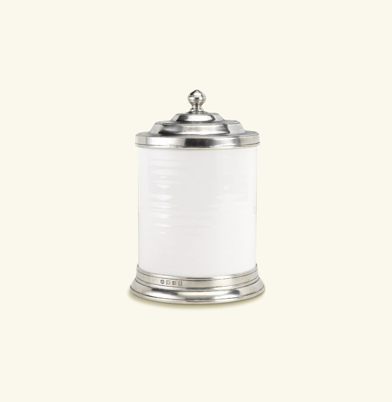 Match Pewter Convivio Canister Small - White