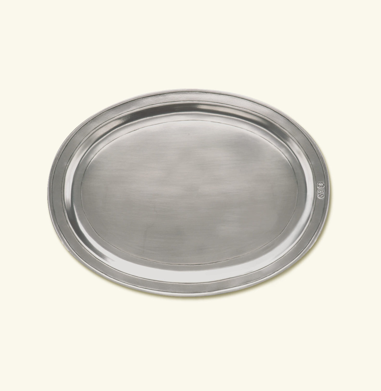 Match Pewter Oval Incised Tray Medium 847.1