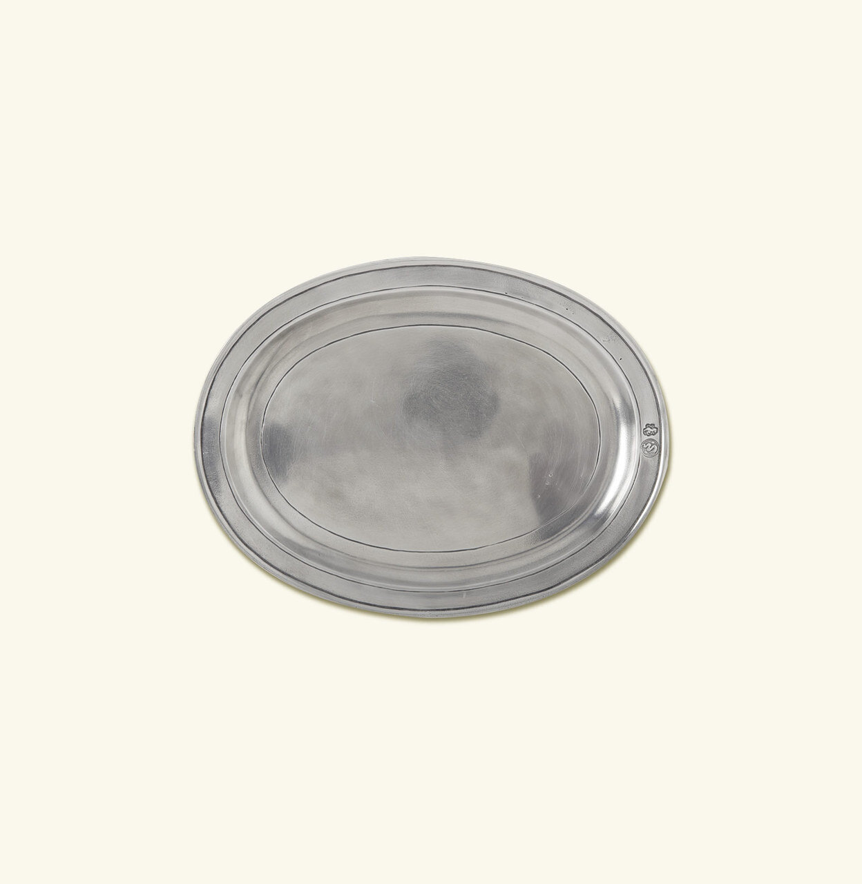 Match Pewter Oval Incised Tray Small/Medium 847.3