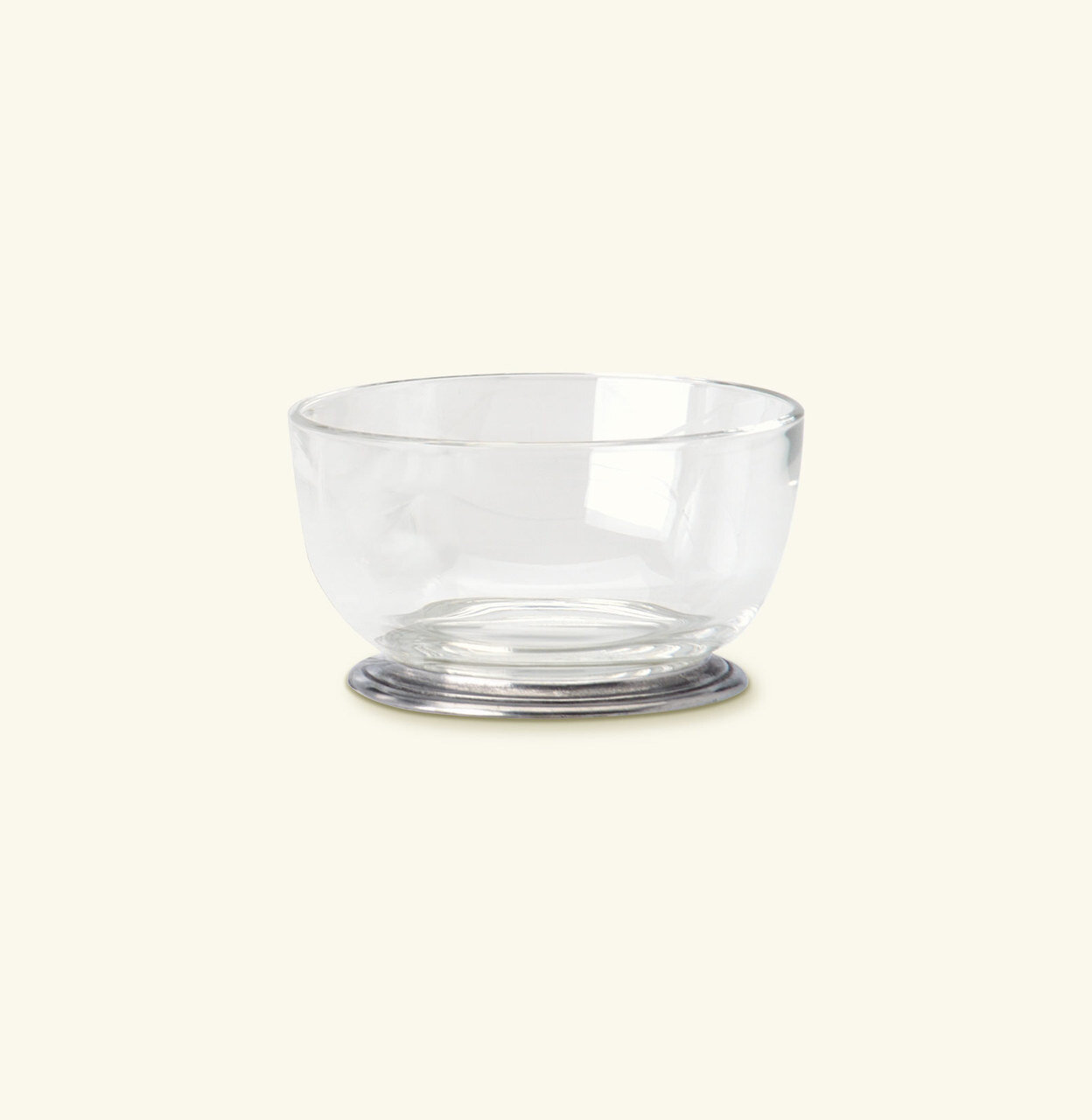 Match Pewter Round Crystal Bowl Small 958