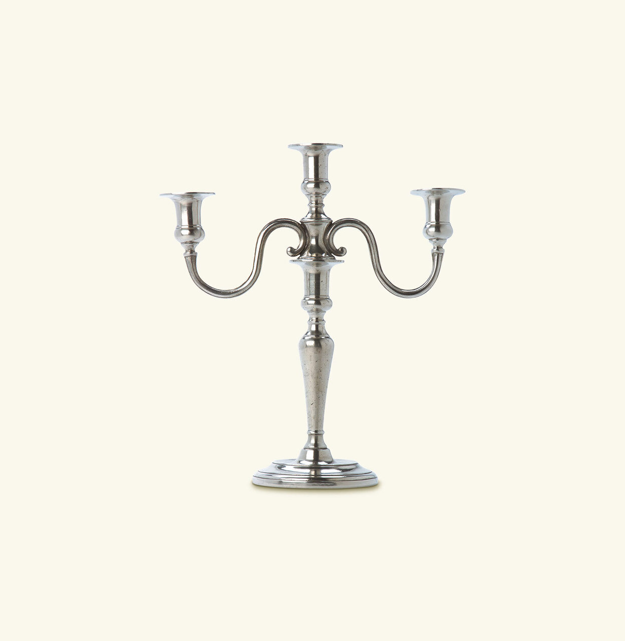 Match Pewter 3 Flame Candelabra Arms 1040.1