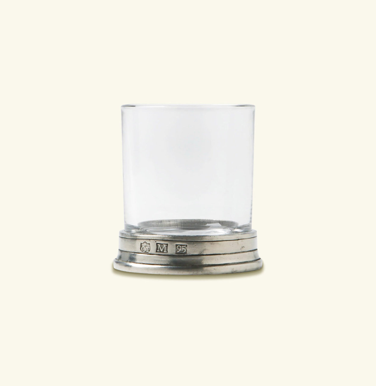 Match Pewter Neat Shot Glass Crystal 1198