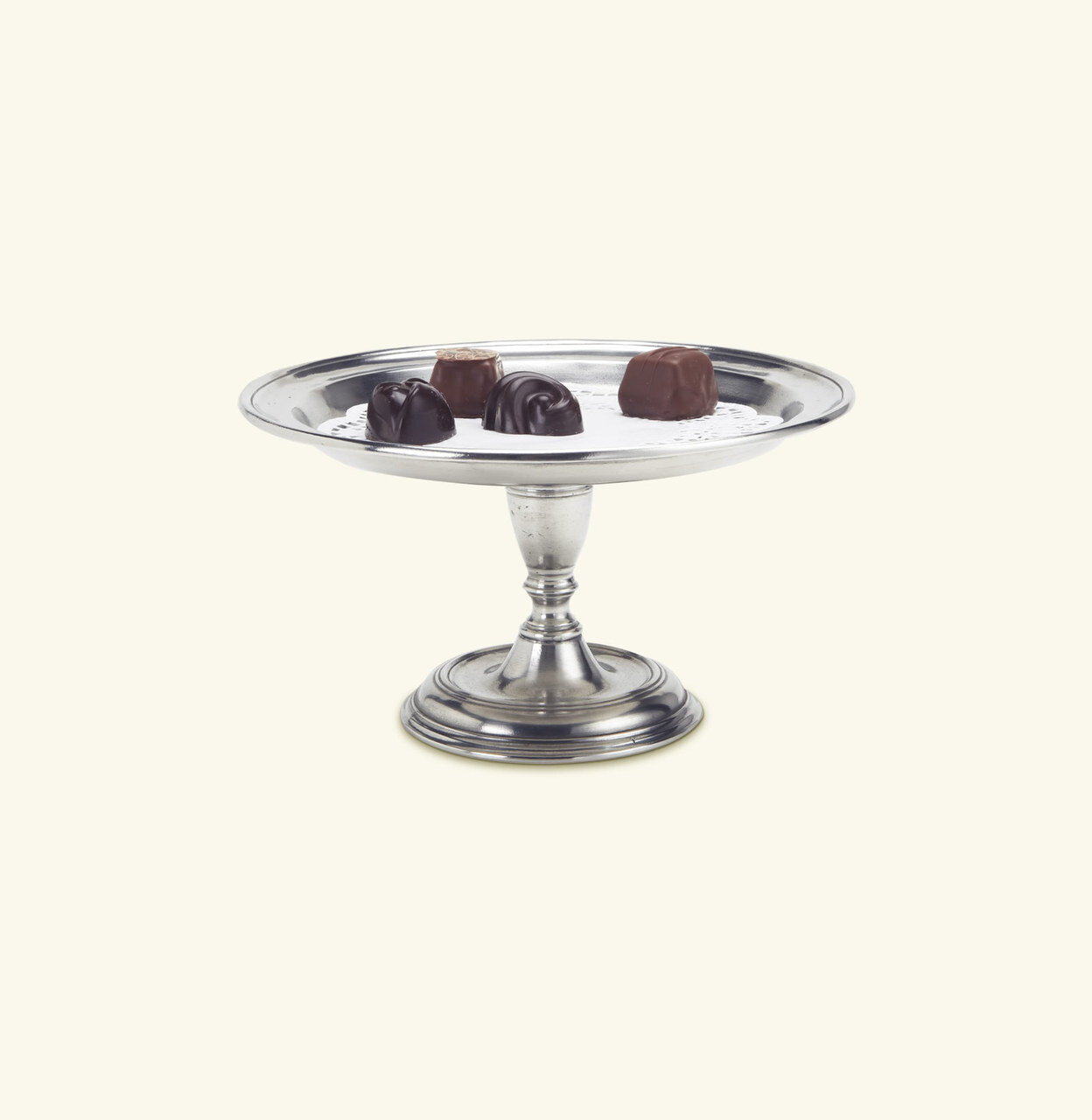 Match Pewter Pedestal Tray Small 1249