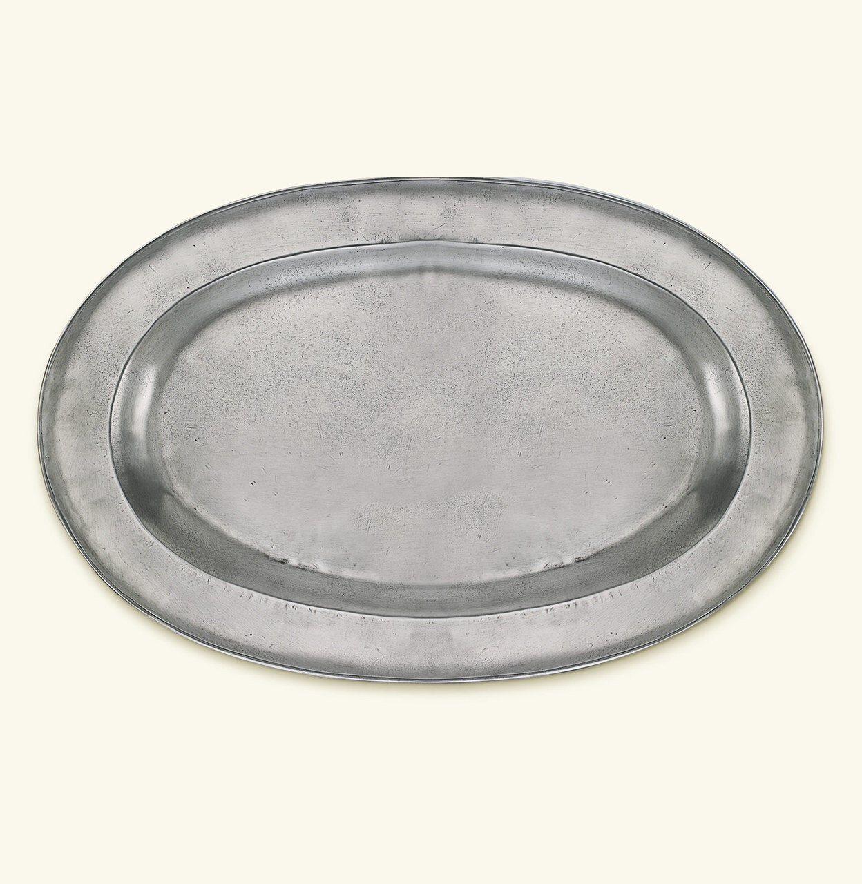 Match Pewter Wide Rimmed Oval Platter a442.5