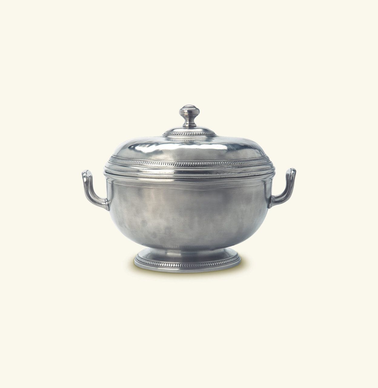 Match Pewter Beaded Round Tureen a529.0