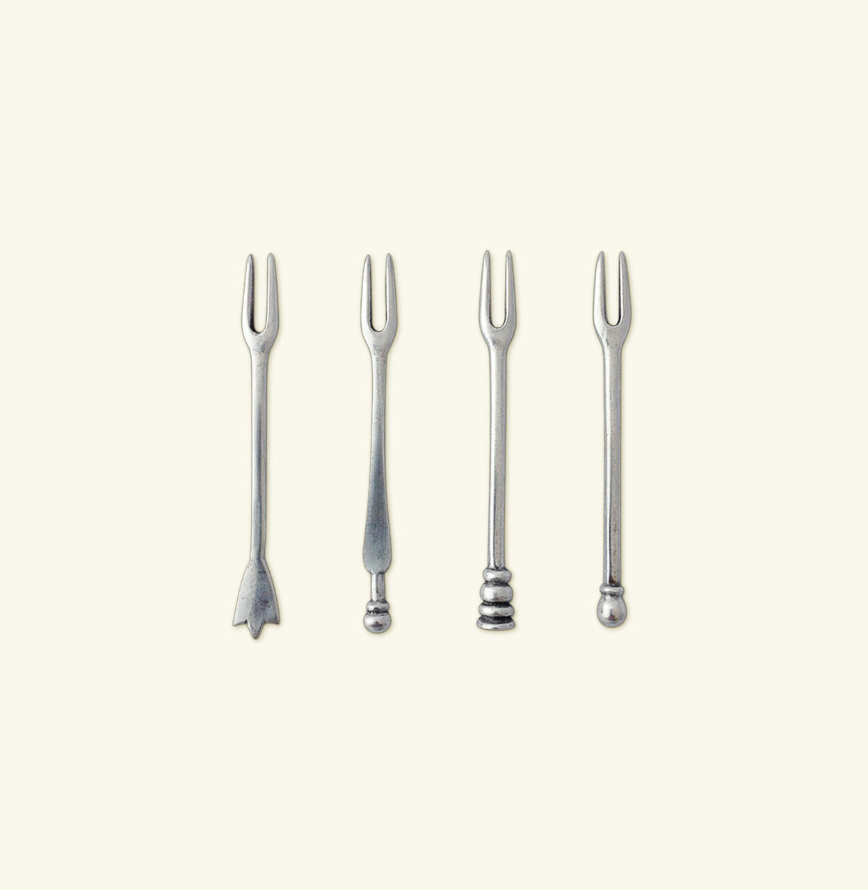 Match Pewter Assorted Olive Forks Set of 4  1342, MPN: 1342,