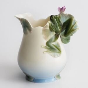 Franz Porcelain Amphibia Frog Creamer FZ00175