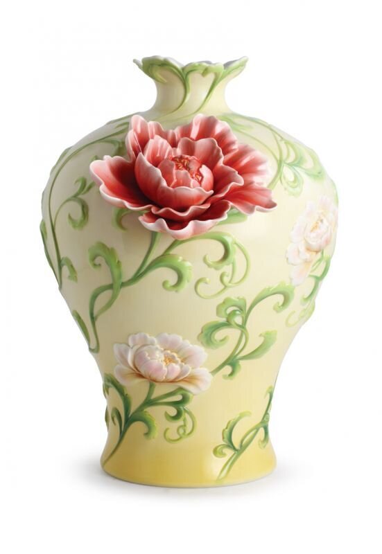 Franz Porcelain An Endless Life Peony Vase FZ02980
