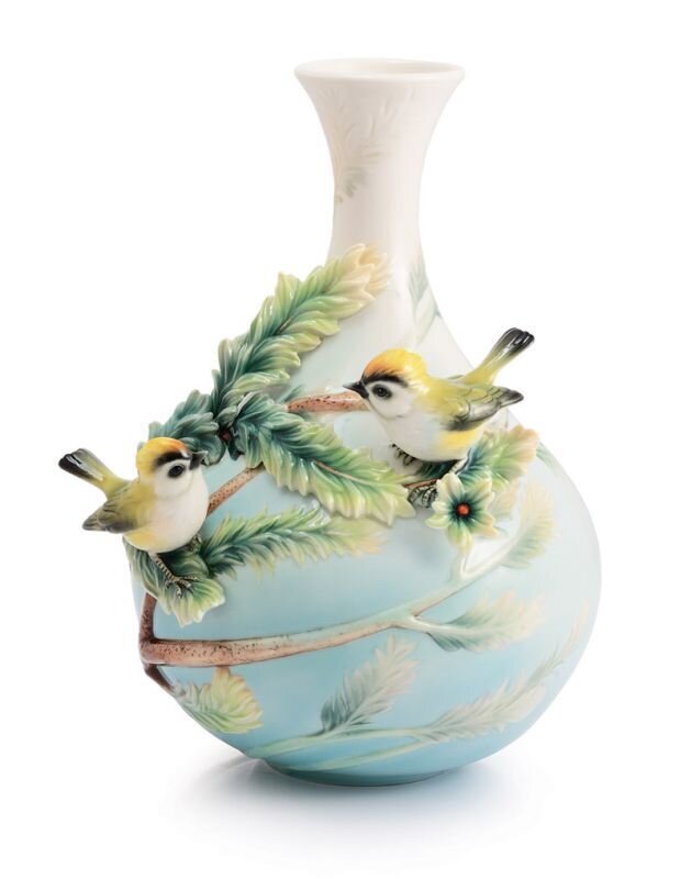 Franz Porcelain Confidant Firecrest Vase FZ02938