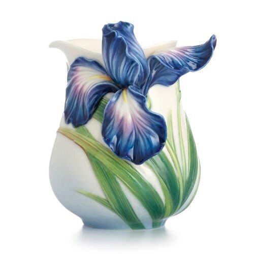 Franz Porcelain Eloquent Iris Flower Creamer FZ02483