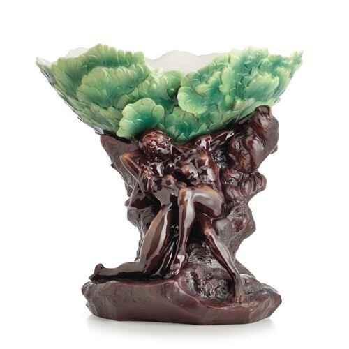 Franz Porcelain Eternal Spring Time Sculptured Porcelain Fruit Tray (Inspired By Auguste Rodin) FZ02680