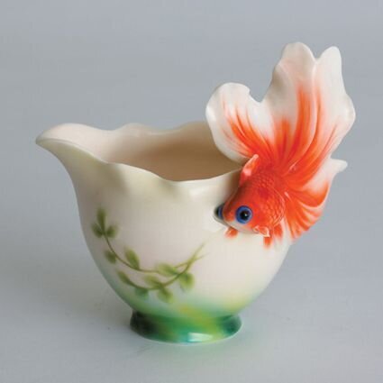 Franz Porcelain Goldfish Creamer FZ00440