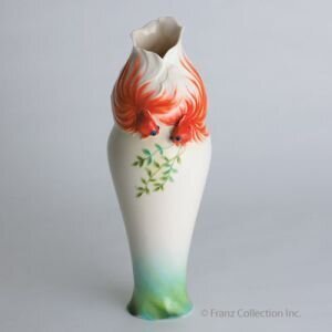 Franz Porcelain Goldfish Vase FZ00441