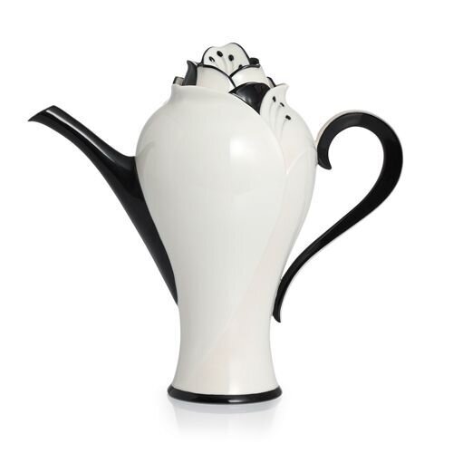 Franz Porcelain Graceful Camellia Flower Teapot FZ02353