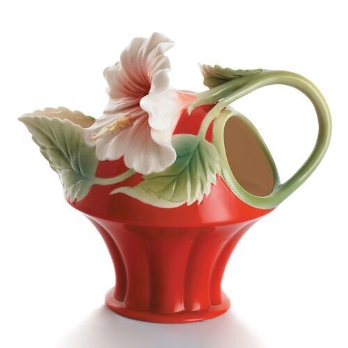 Franz Porcelain Island Beauty Hibiscus Flower Creamer FZ00979
