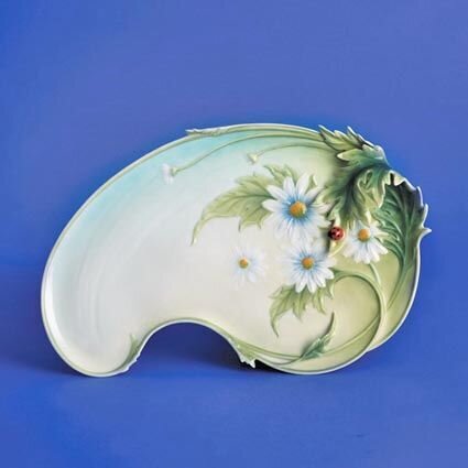 Franz Porcelain Ladybug Ornamental Platter FZ00402