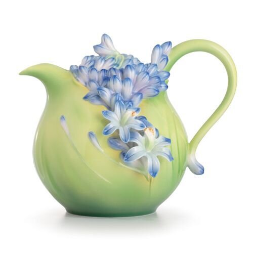 Franz Porcelain Lily Of The Nile Flower Teapot FZ02616