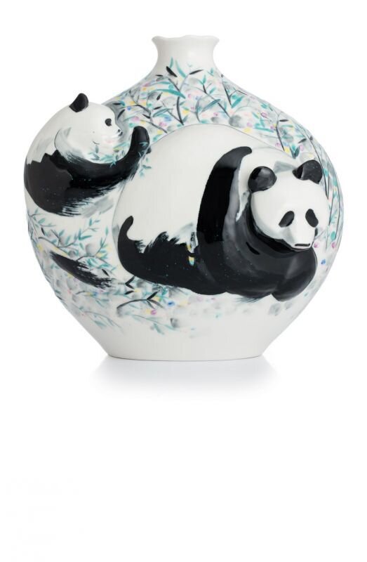 Franz Porcelain Pandas Vase Limited Edition 588 FZ02834