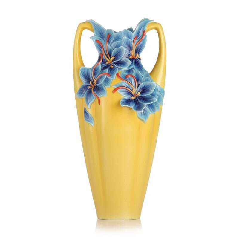 Franz Porcelain Precious Treasure Saffron Vase FZ03145