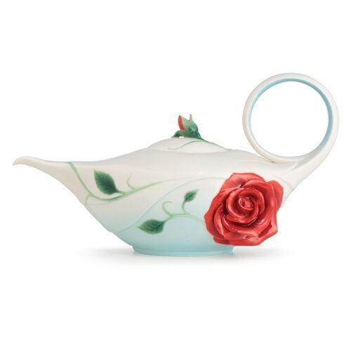 Franz Porcelain Romance Of The Rose Teapot FZ02645
