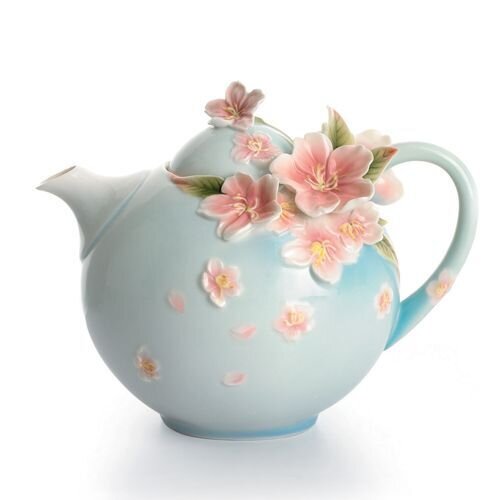 Franz Porcelain Sakura Flower Teapot FZ01517
