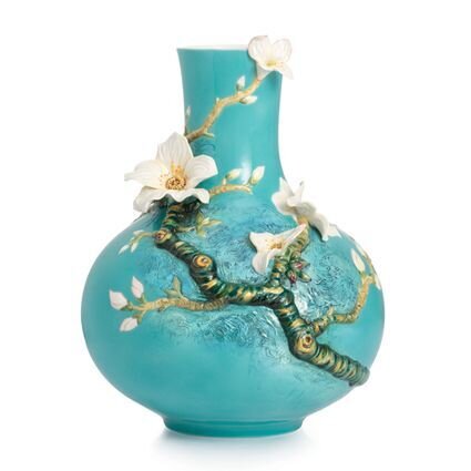 Franz Porcelain Van Gogh Almond Flower Large Vase FZ02405