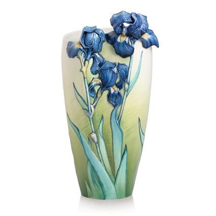 Franz Porcelain Van Gogh Iris Flower Large Vase FZ02404