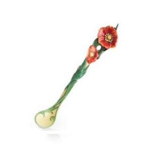 Franz Porcelain Van Gogh Poppy Flower Spoon FZ02456