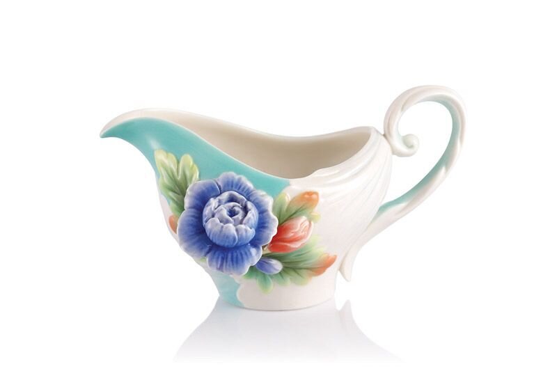 Franz Porcelain Versailles Garden Rose Creamer FZ02609