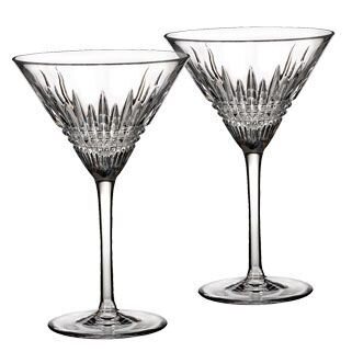Waterford Lismore Diamond Martini Pair