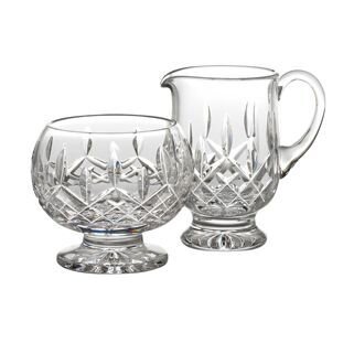 Waterford Lismore Footed Sugar And Creamer