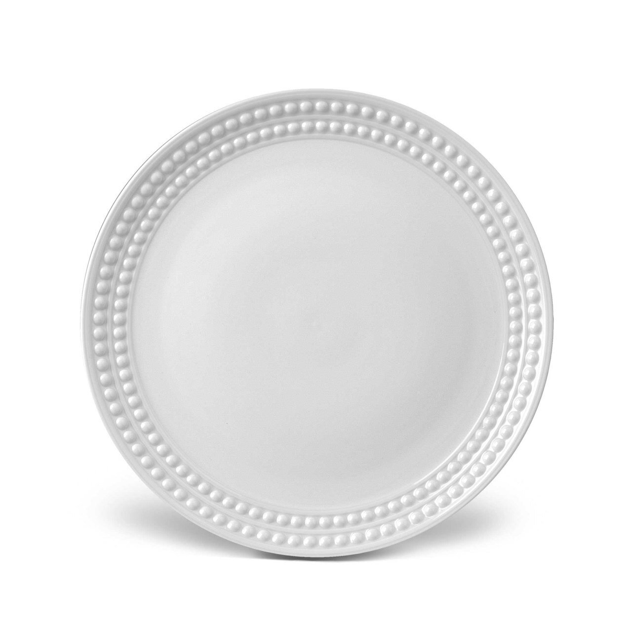 L'Objet Perlee Dinner Plate White