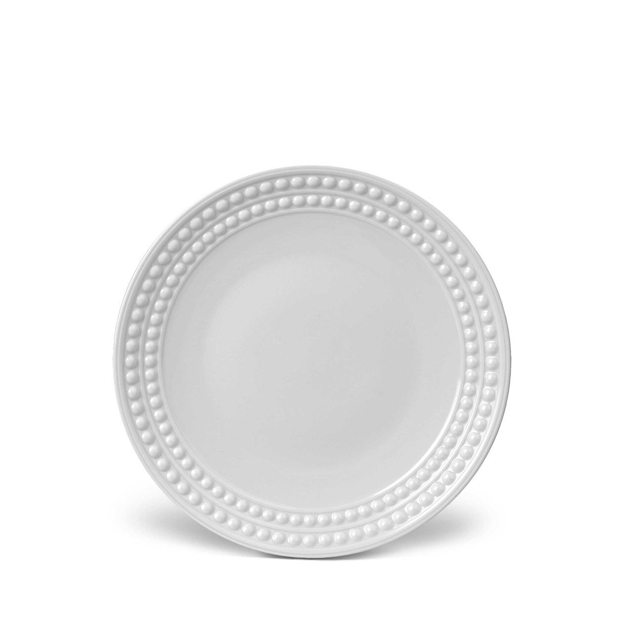 L'Objet Perlee Dessert Plate White