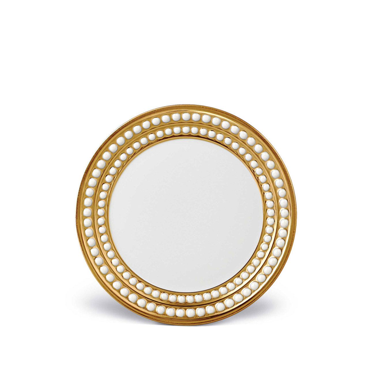 L'Objet Perlee Bread and Butter Plate Gold