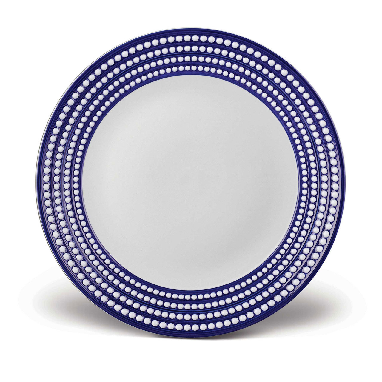 L'Objet Perlee Round Platter Bleu
