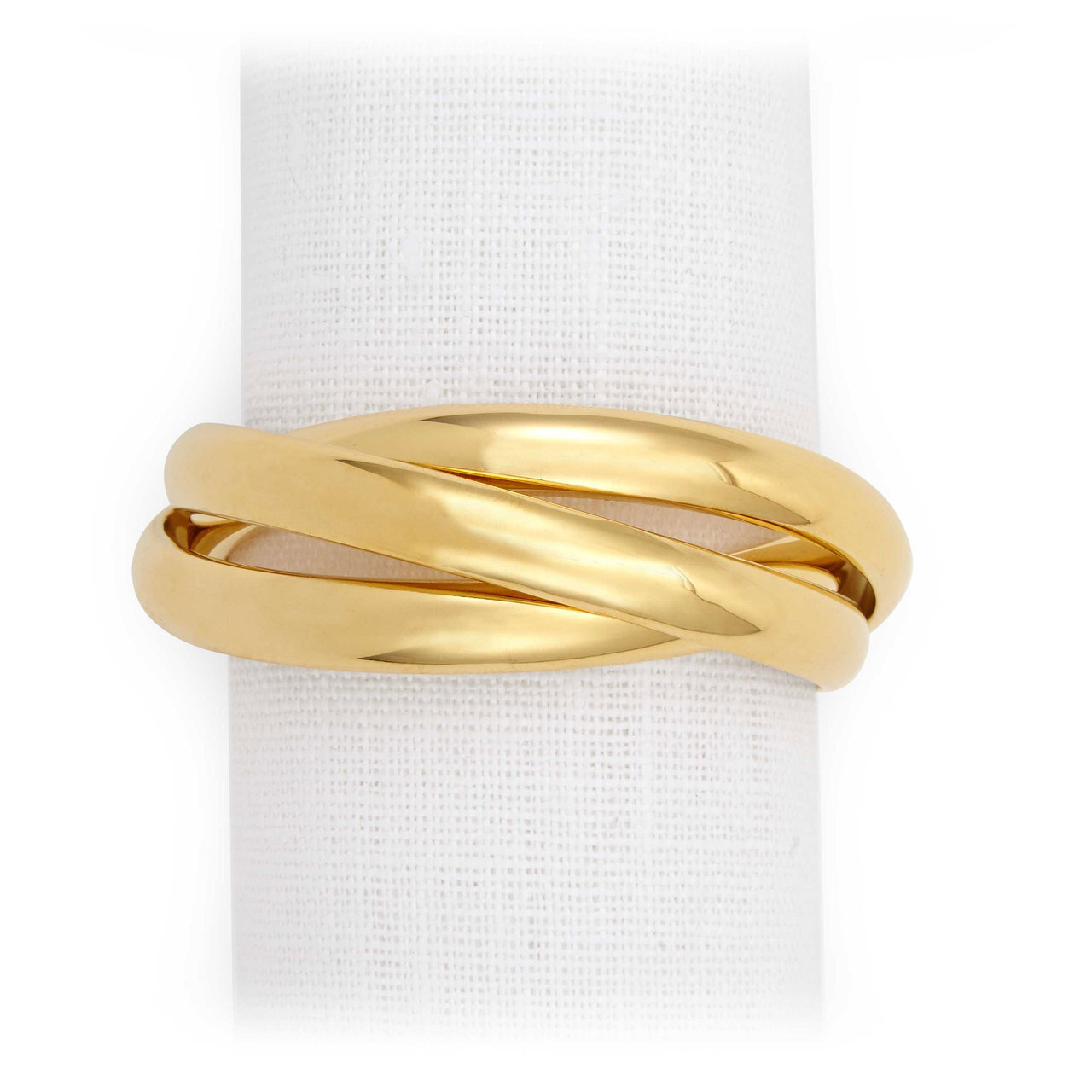 L'Objet Gold Three-Ring Napkin Holder