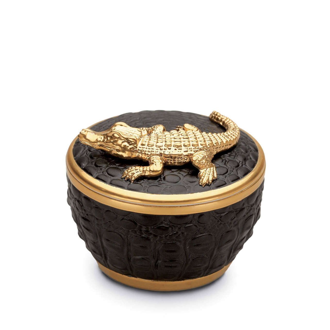 L'Objet Crocodile Gold Candle