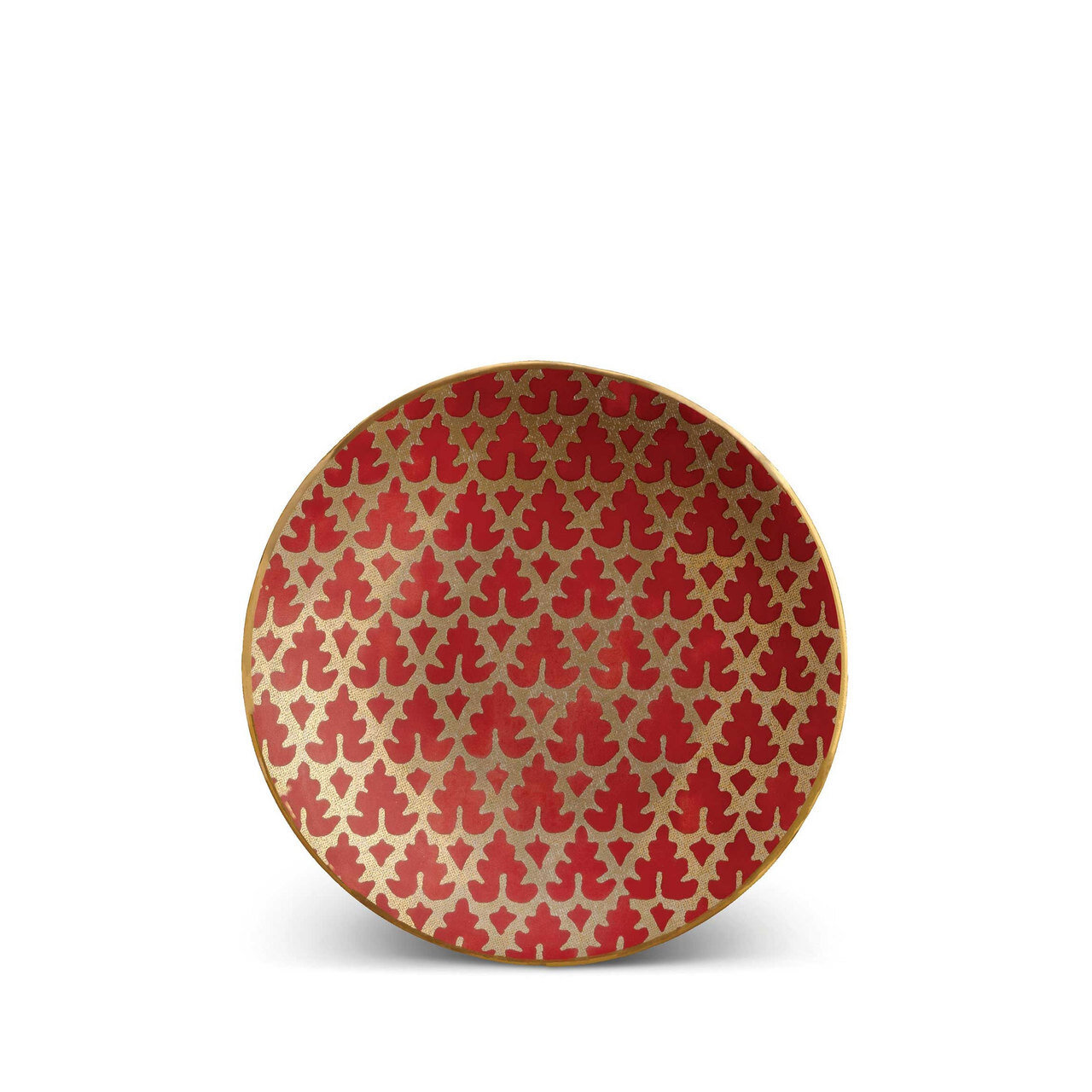 L&#39;Objet Fortuny Murillo Red Canape Plate Set of Four, MPN: LPF16, 816279010806