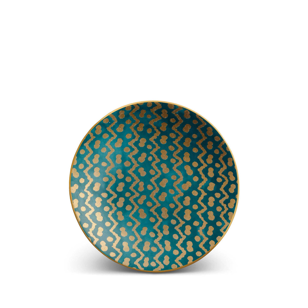L&#39;Objet Fortuny Tapa Teal Canape Plate Set of Four, MPN: LPF19, 816279010837