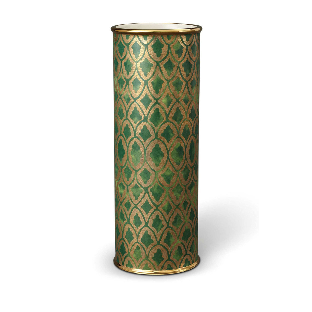 L'Objet Fortuny Peruviano Green Large Vase