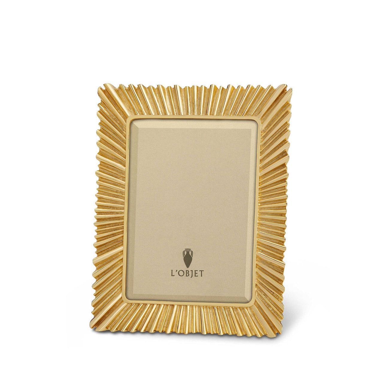 L'Objet Ray 4 x 6 Inch Gold Picture Frame