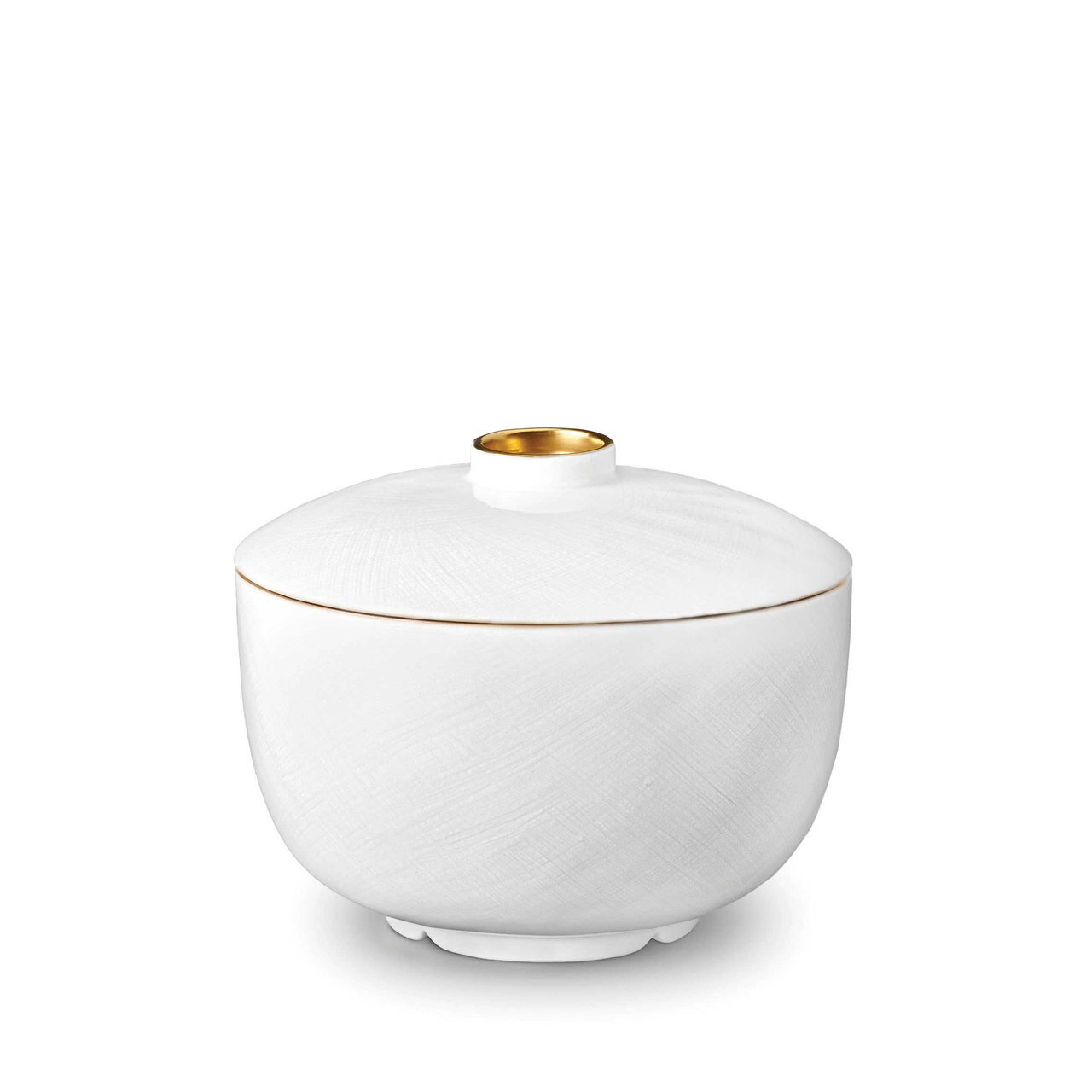 L'Objet Han Rice Bowl with Lid Gold