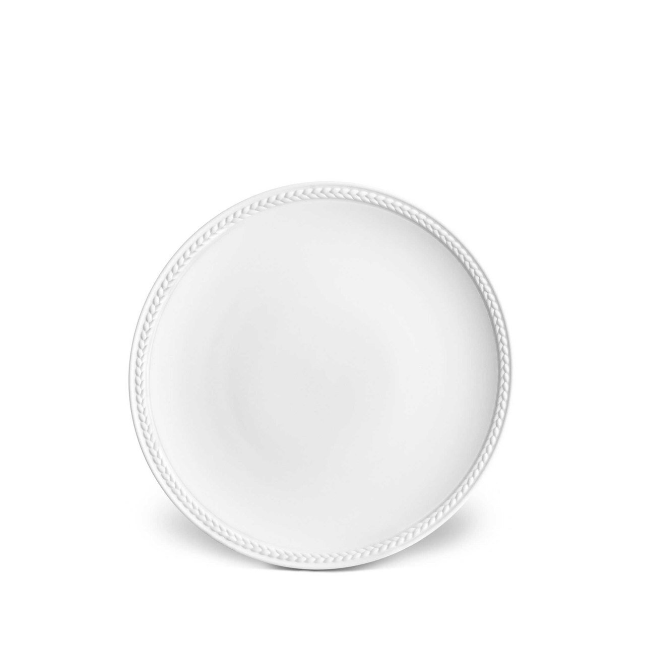 L'Objet Soie Tressee Bread and Butter Plate White
